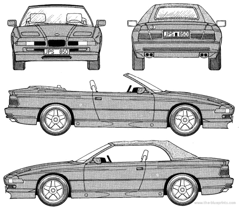 Технический рисунок автомобиля