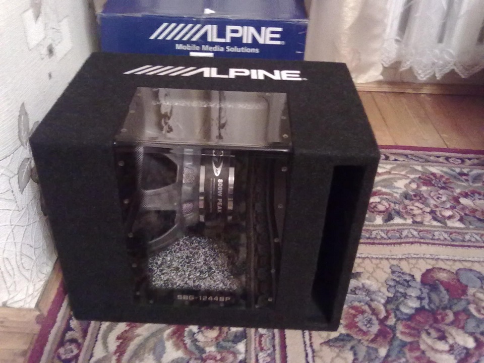 Помогите подобрать усилитель к сабвуферу Alpine SBG 1244BP — Сообщество ...