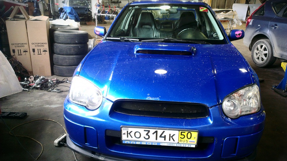 Абразивная полировка — Subaru Impreza WRX (GD/GG), 2,2 л, 2004 года ...