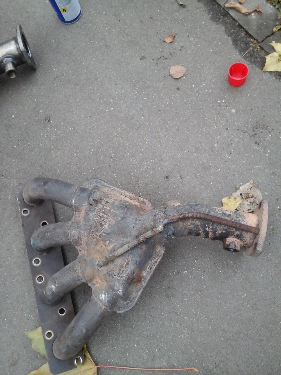 Вставка катализатора — Lada Приора универсал, 1,6 л, 2011 года ...