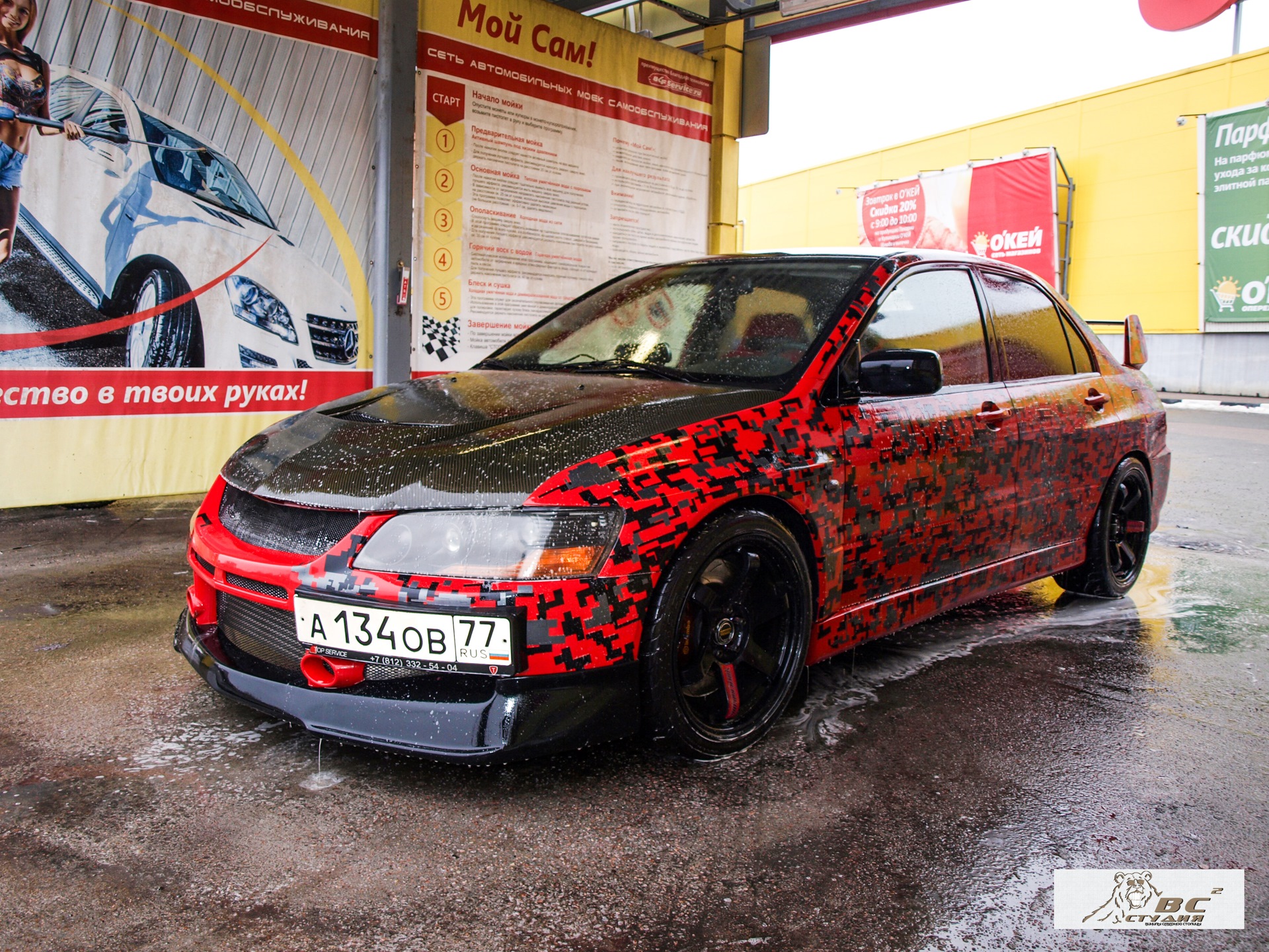 Mitsubishi Lancer Evolution 10 камуфляж