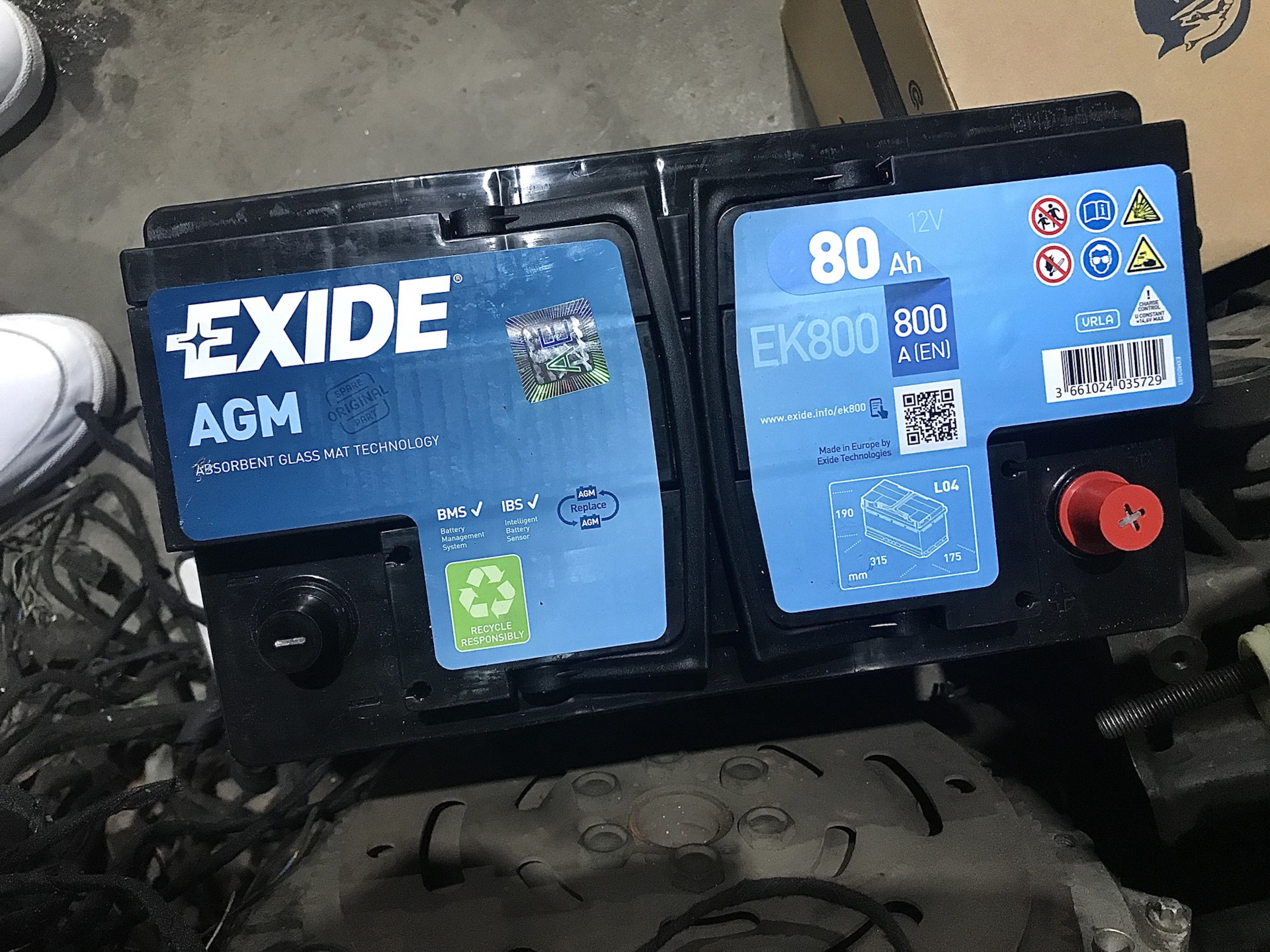 Exide ek800