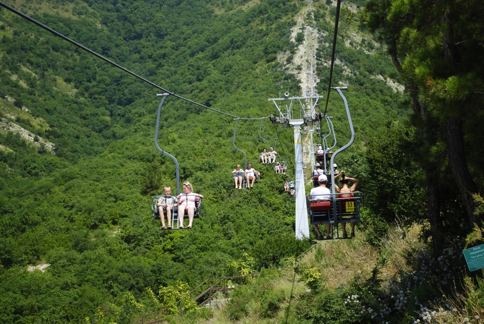 Канатка сафари парк геленджик