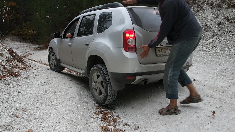 на Дастере на Мангуп — Renault Duster (1G), 2 л, 2013 года ...