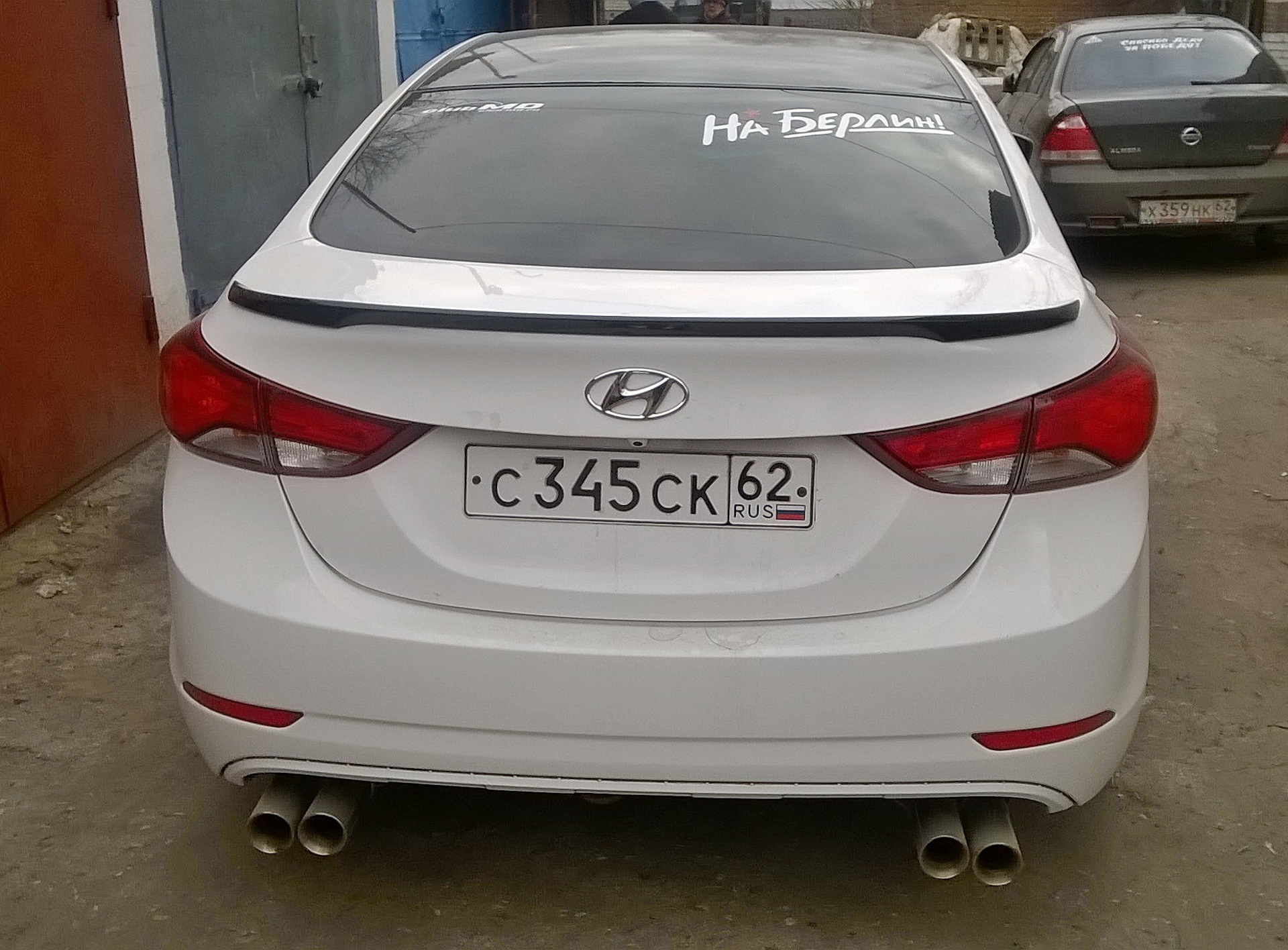 Спойлер Hyundai Elantra 5