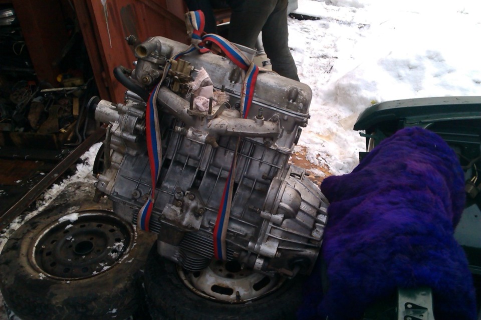 установка двигателя в москвич — Москвич 2140, 1,5 л, 1978 года | своими ...