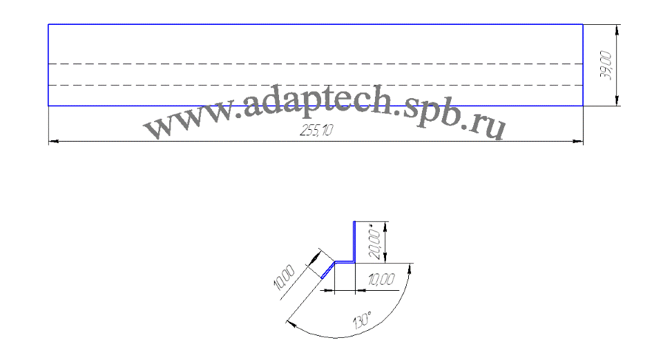 Чертеж адаптер салонного фильтра 2114