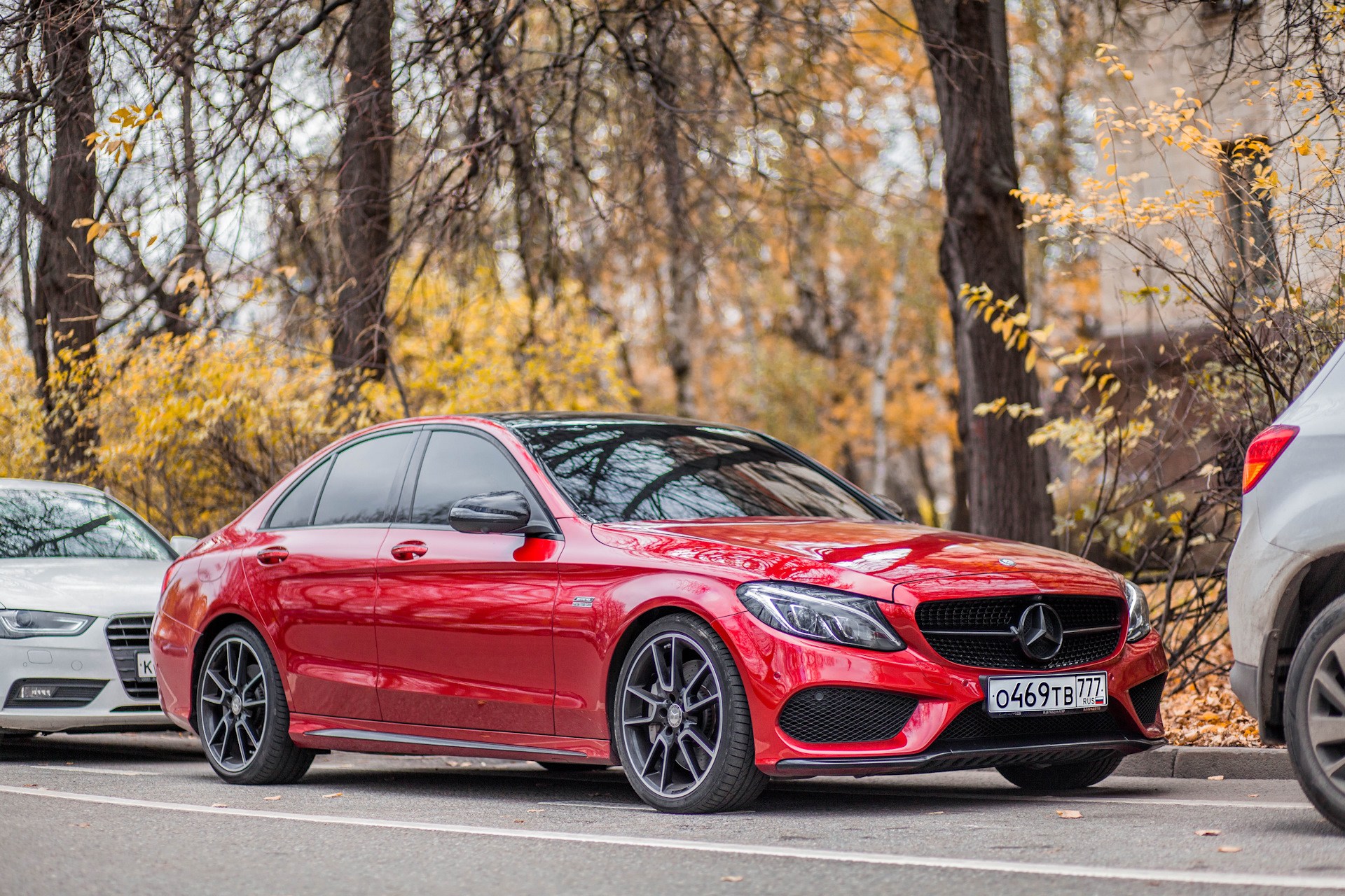 Mercedes w205 AMG Red