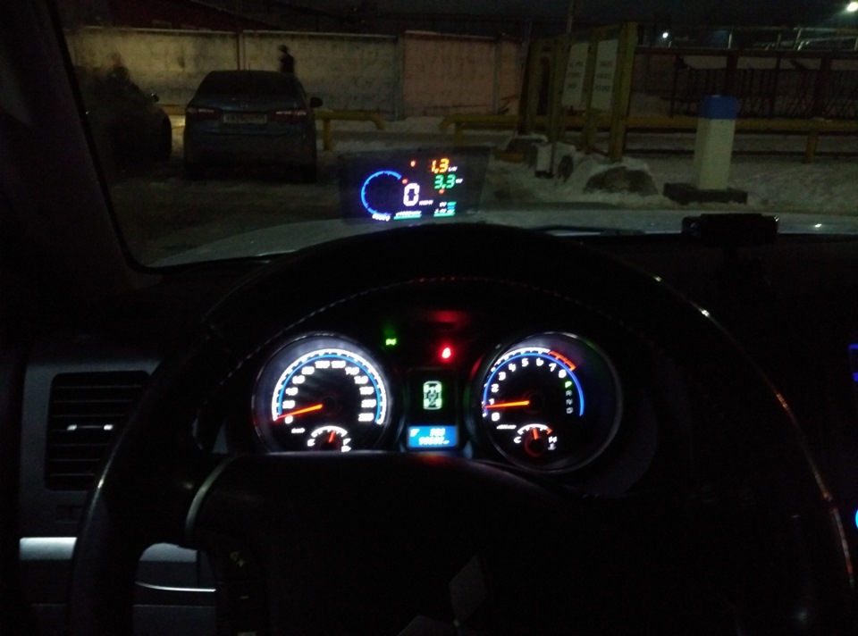 Прикрутил проекцию на лобовое стекло… Удобно — Mitsubishi Pajero (4G ...