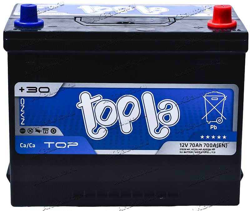 Акб азия. Topla 118870. Topla Top Asia 70. Topla Asia Top 70l (261x175x220) 70. Топла аккумулятор 70 700.