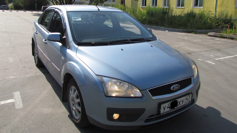 Фото ford focus 2009 год седан серо голубой цвет