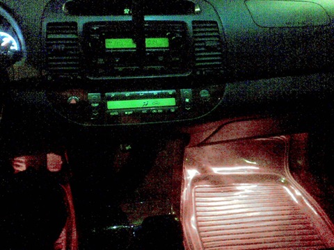 Floor lighting - Toyota Camry 24L 2005