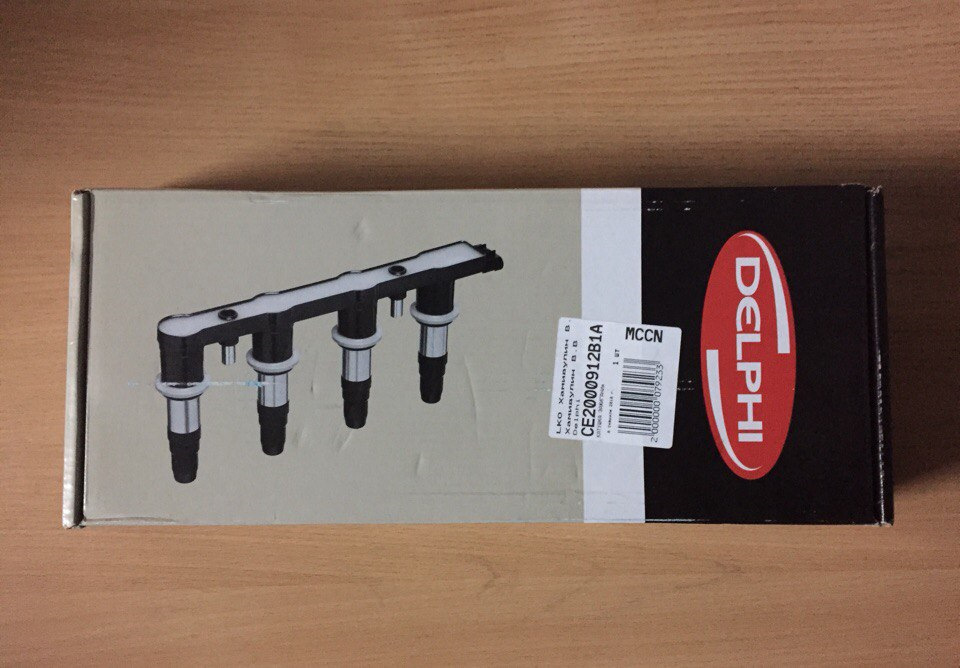 Новый модуль зажигания… — Opel Astra H GTC. Запчасти на фото: CE2000912B1A