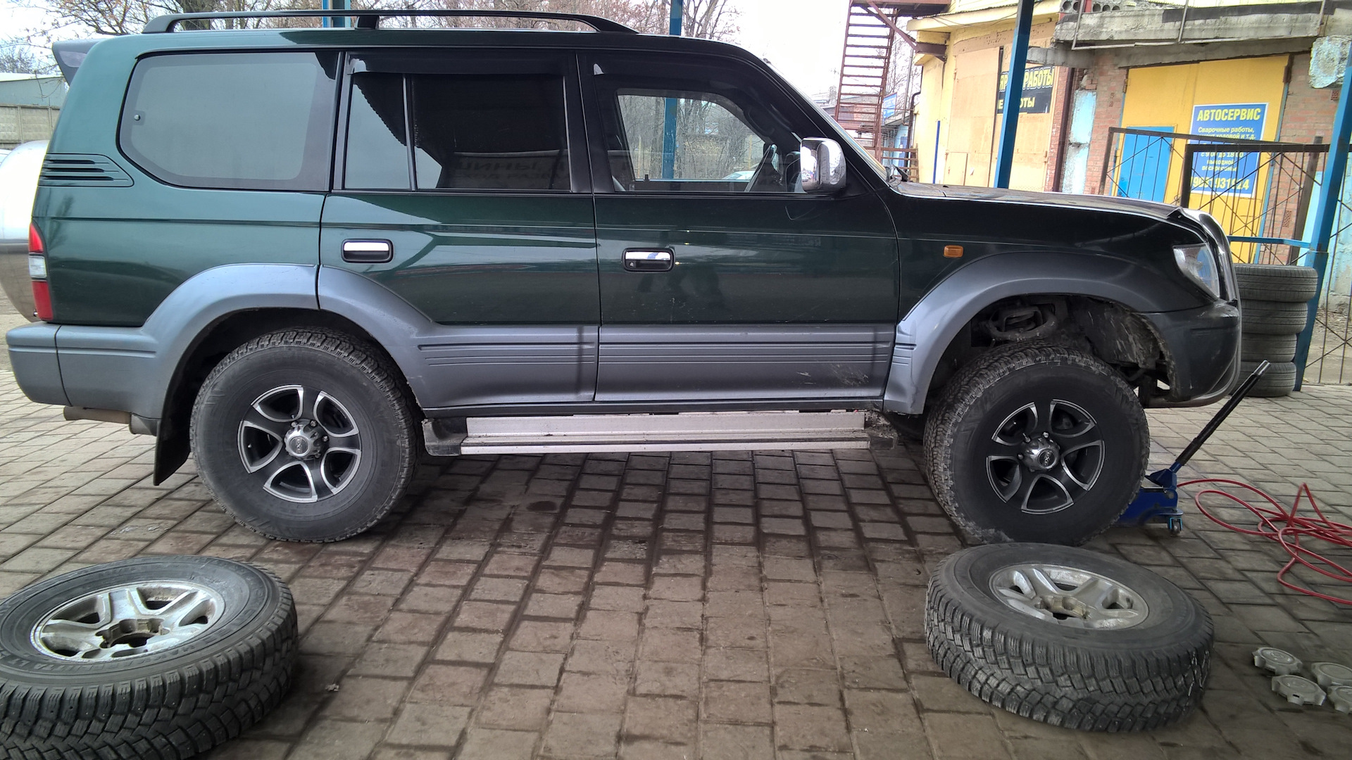 диски оригинал — Toyota Land Cruiser Prado 90-series, 3,4 л, 1999 года ...