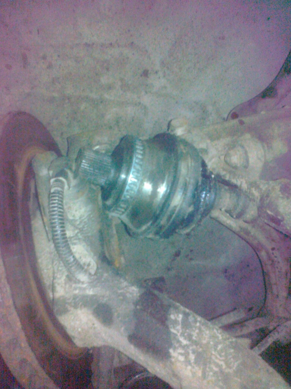 снятие ШРУСа — Volkswagen Passat B5, 1,9 л, 1999 года | своими руками ...