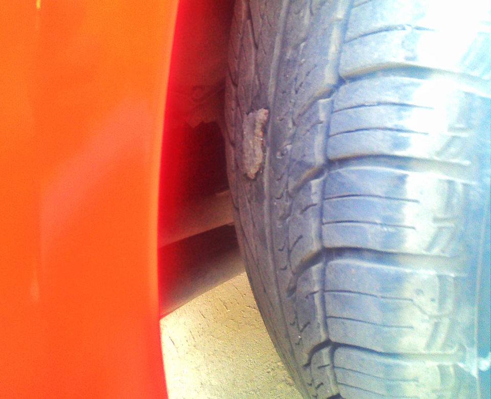 6. Болт в колесе — Chevrolet Spark (M200/M250), 0,8 л, 2007 года ...