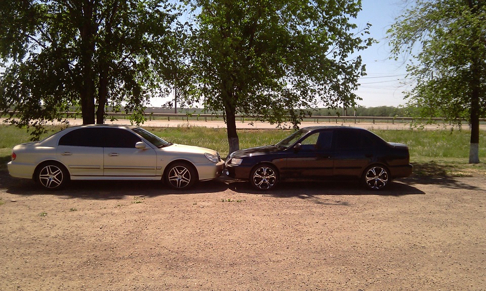 Тонировка — Hyundai Sonata IV (EF), 2 л, 2005 года | аксессуары | DRIVE2