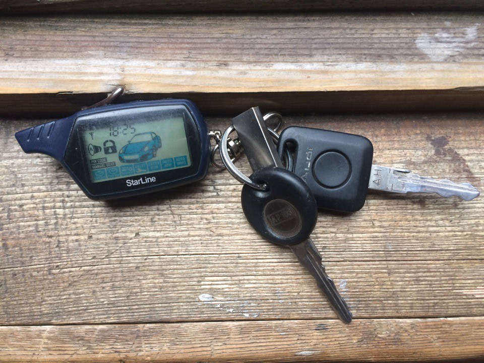 Ставим сигнализацию STARLINE TWAGE B9 — Audi 80 (B3), 1,6 л, 1991 года ...