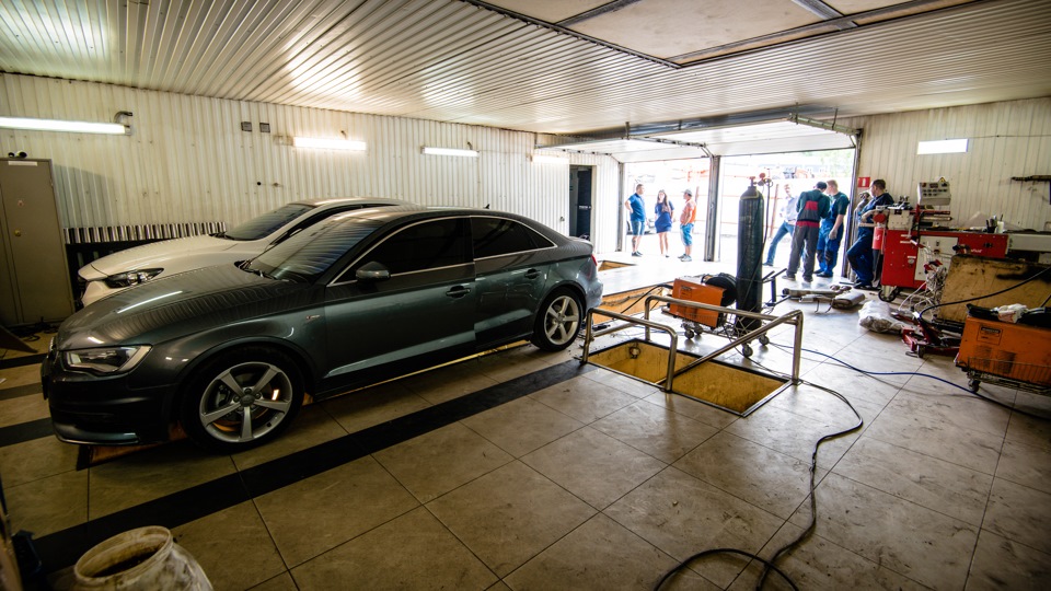 Установка двойного выхлопа — Audi A3 Sedan (8V), 1,4 л, 2014 года ...