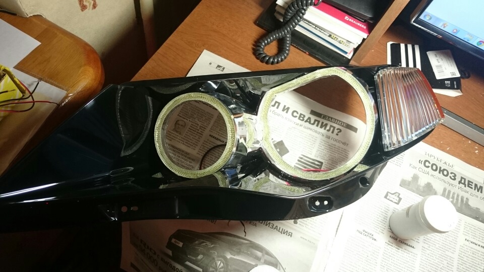 Ангельские глазки — Mitsubishi Outlander XL, 2,4 л, 2008 года ...