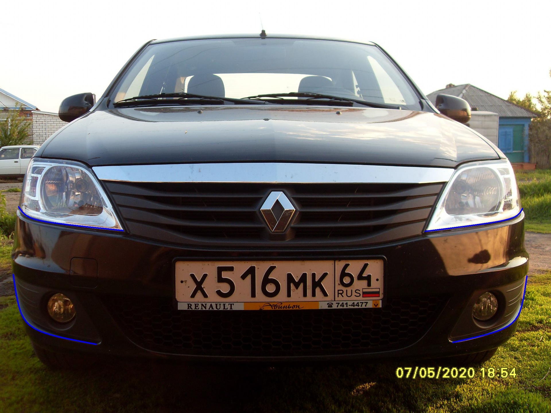 Очередная игра со светом — Renault Logan (1G), 1,6 л, 2010 года | тюнинг |  DRIVE2