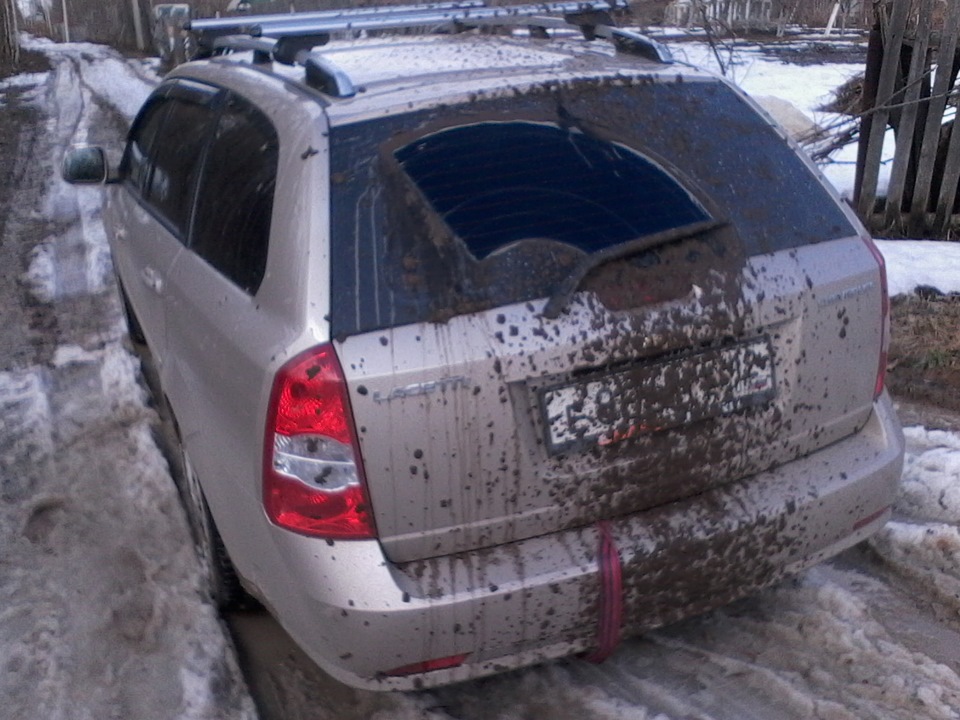 Не делайте как я! Первая весенняя вылазка… — Chevrolet Lacetti SW, 1,6 ...