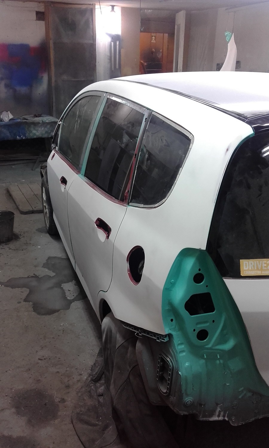 Подготовка кузова к покраске — Honda Fit (1G), 1,3 л, 2001 года | своими  руками | DRIVE2