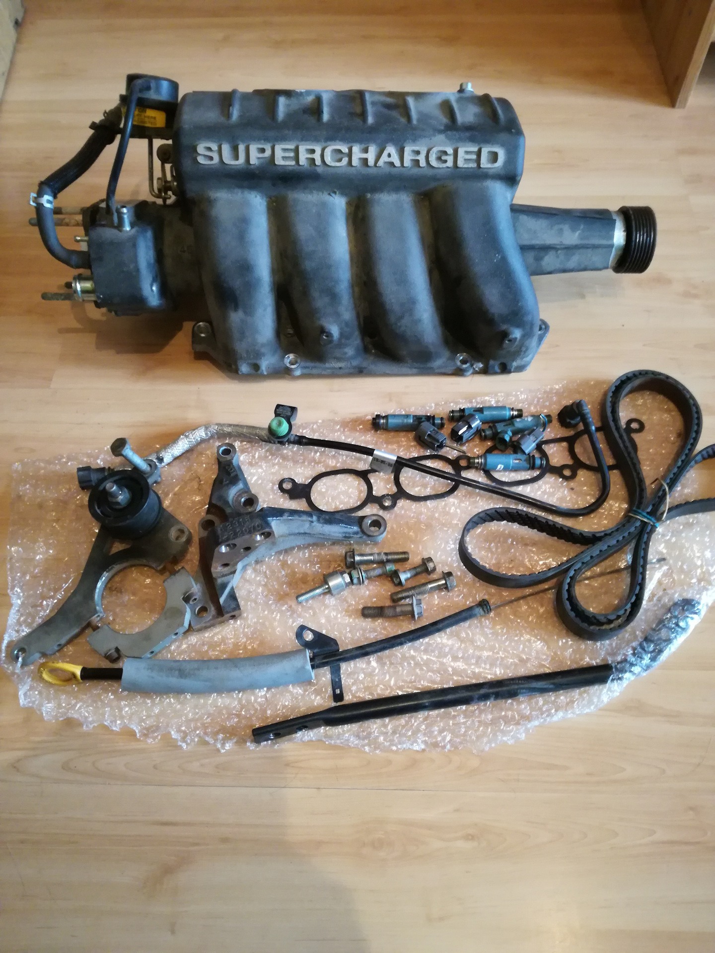 This is TRD/Lotus manufactured factory supercharger Magnusson MP45 kit to 2...