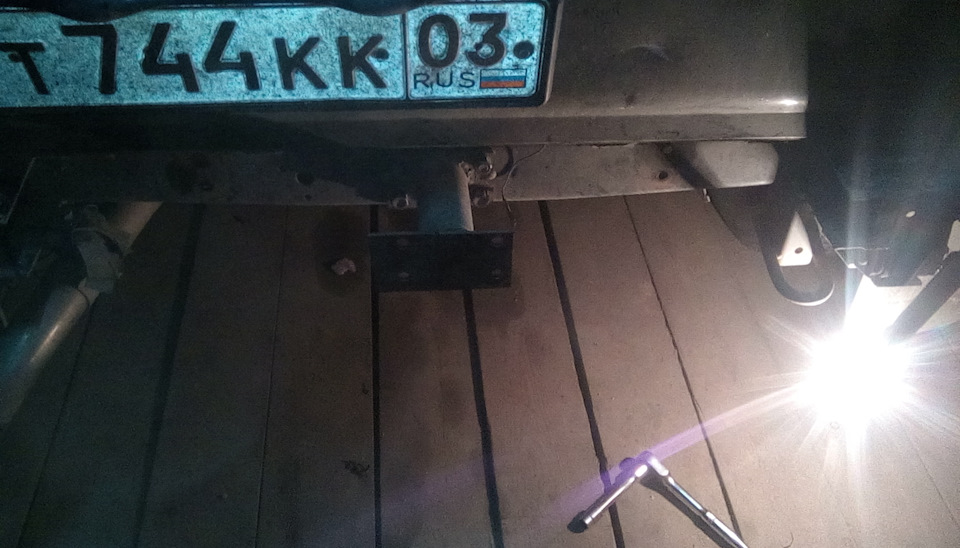 Задний силовой бампер своими руками) — УАЗ 315195 Hunter, 2,7 л, 2006 ...