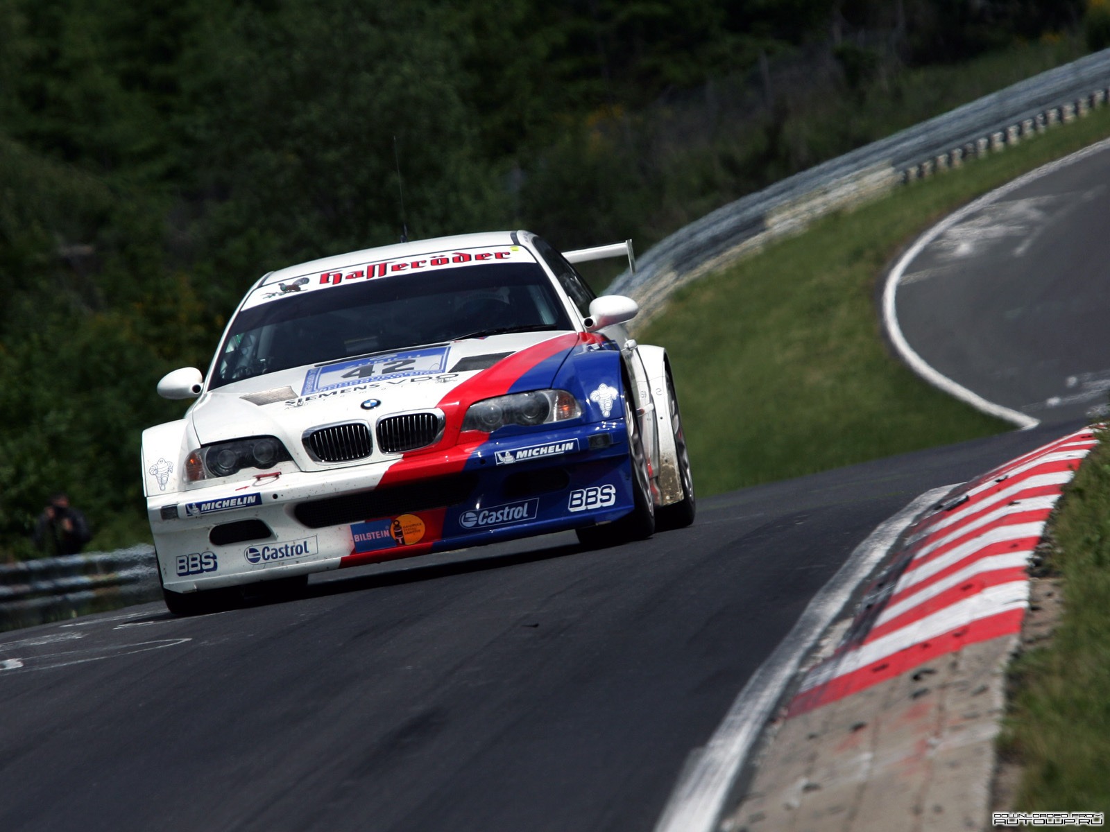 BMW m3 GTR Race car