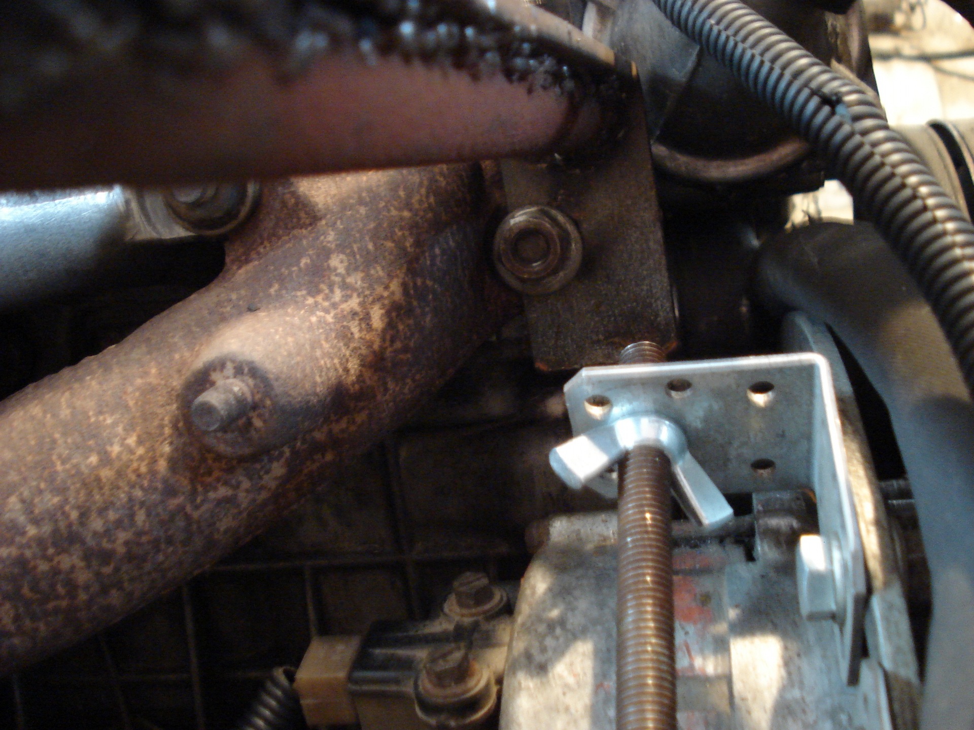 Натяжение генератора шпилькой — ГАЗ 2410, 4,3 л, 1991 года | тюнинг ...