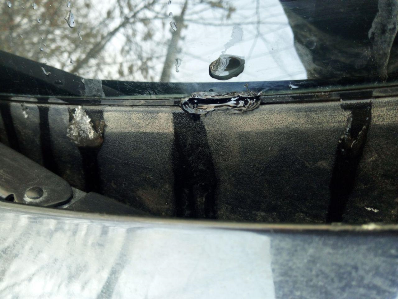 Ремонт подогрева лобового стекла. — Volkswagen Passat B6, 1,4 л, 2009 ...