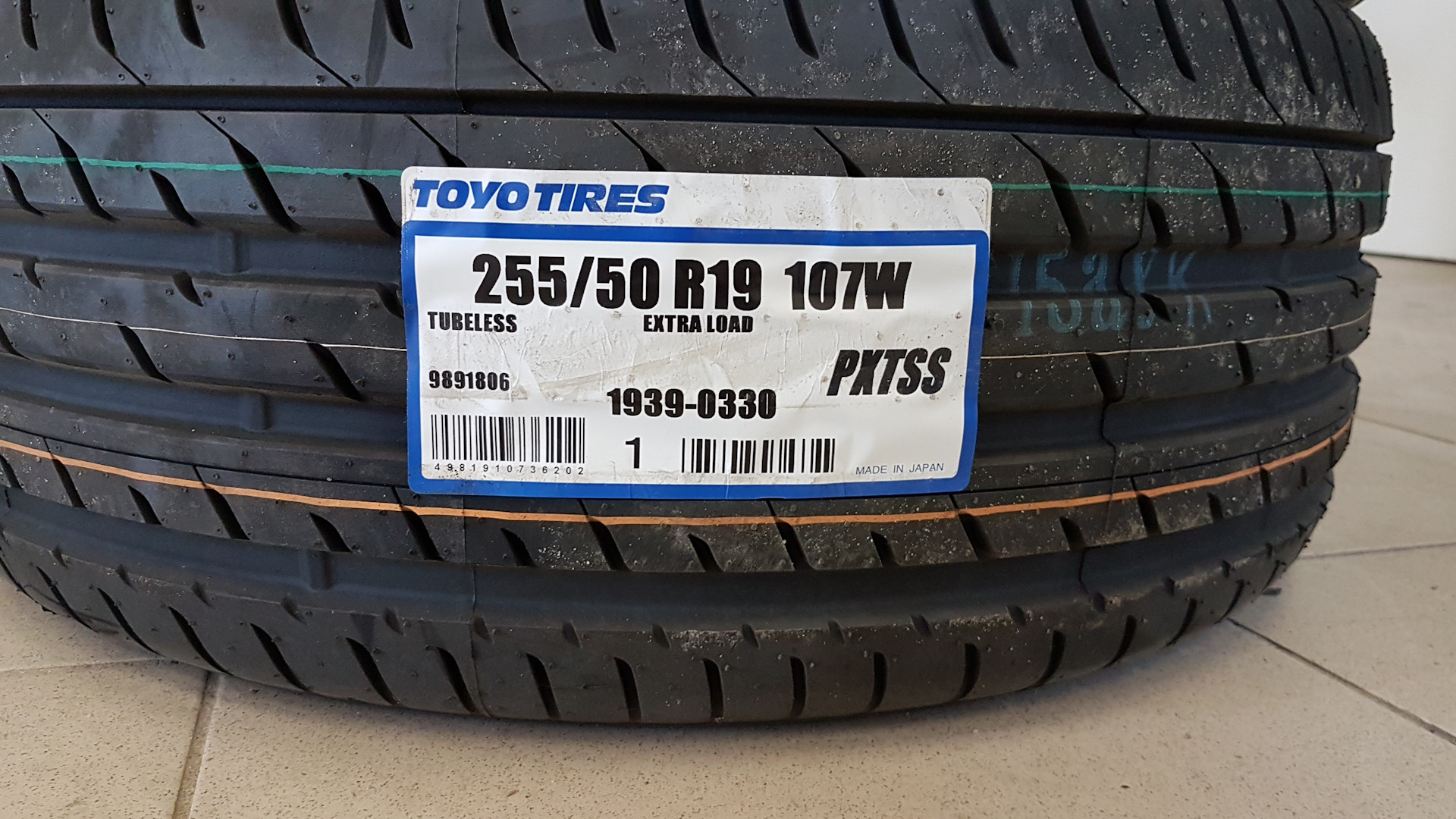 Toyo Proxes T1 Sport SUV 255/50 R19 107W — KIA Sorento (3G), 3,3 л