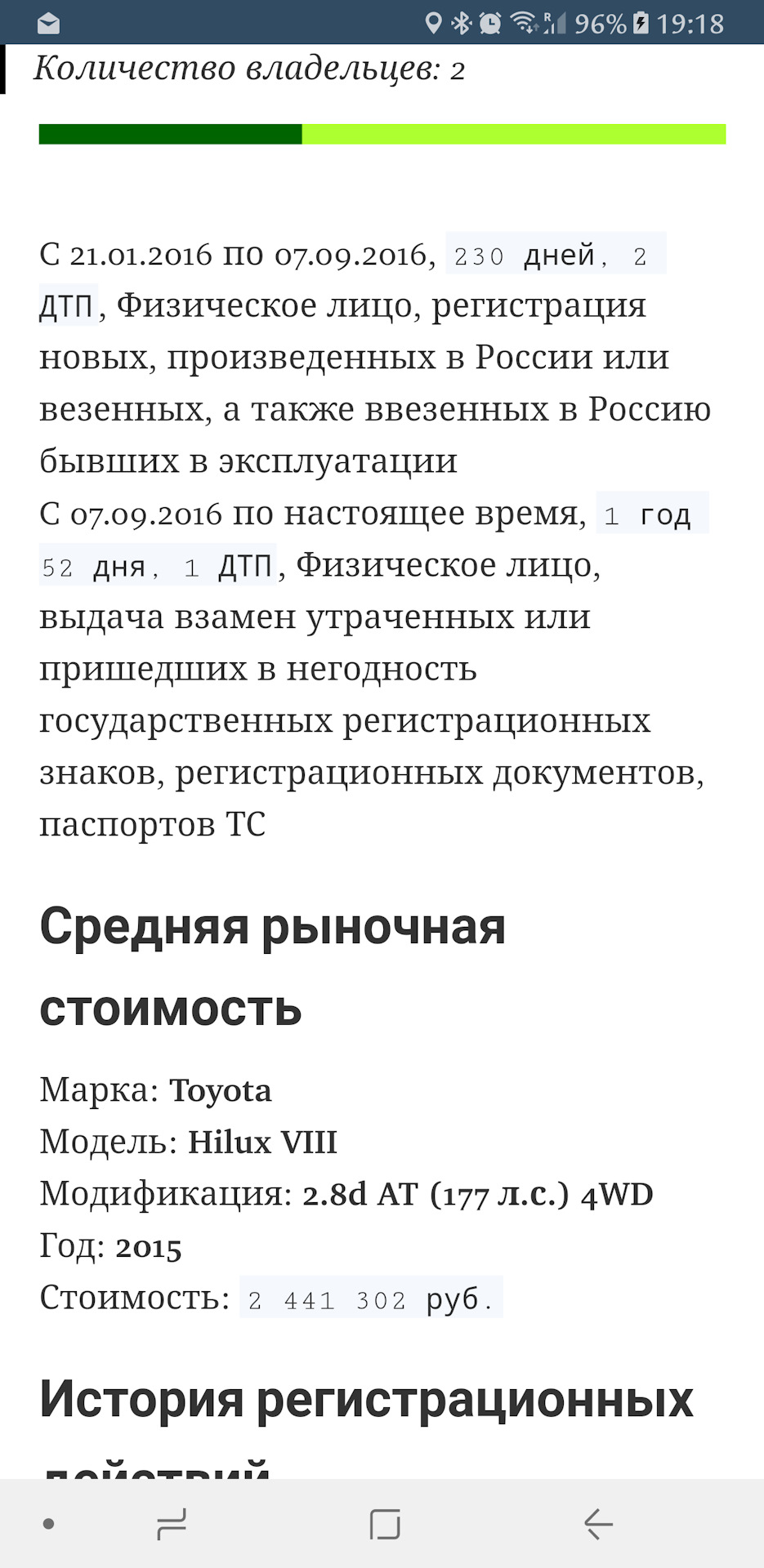 Фото в бортжурнале Toyota Hilux (8G)