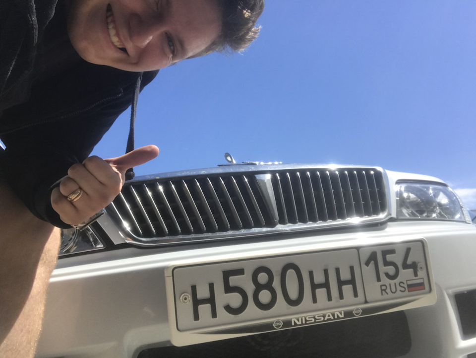 Замена ГРЗ😎 по понятной причине🤪 — Nissan Cefiro (A32), 2 л, 1996 года ...