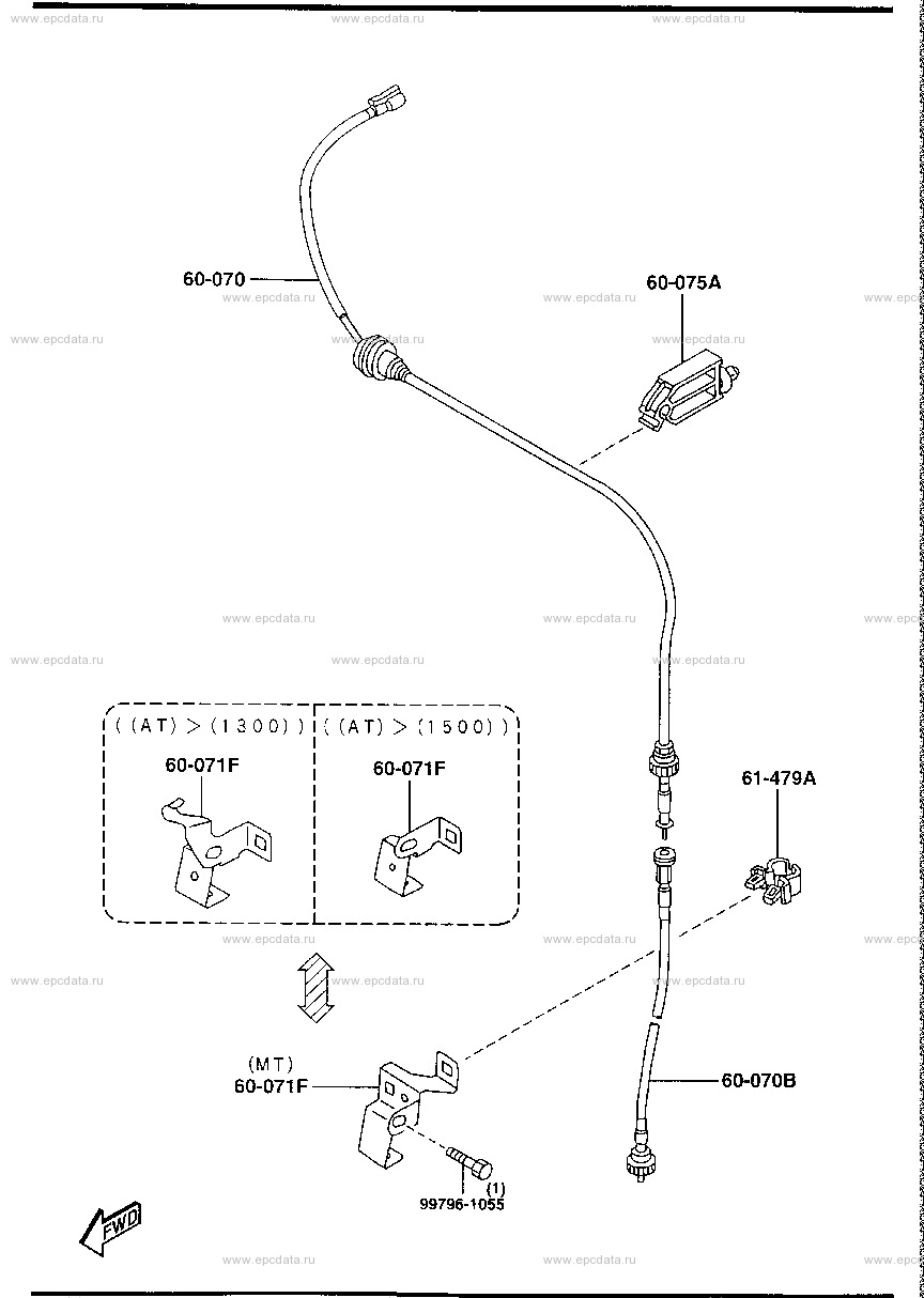 Нужна помощь, трос спидометра — Mazda Demio (1G), 1,5 л, 1998 года |  запчасти | DRIVE2