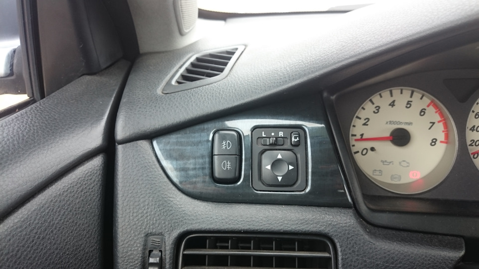 Электроскладывание зеркал — Mitsubishi Lancer IX, 1,8 л, 2004 года ...