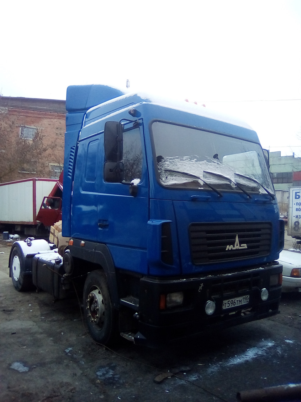 Покрасочные работы закончены. — МАЗ 5440, 9,9 л, 2003 года | кузовной ...
