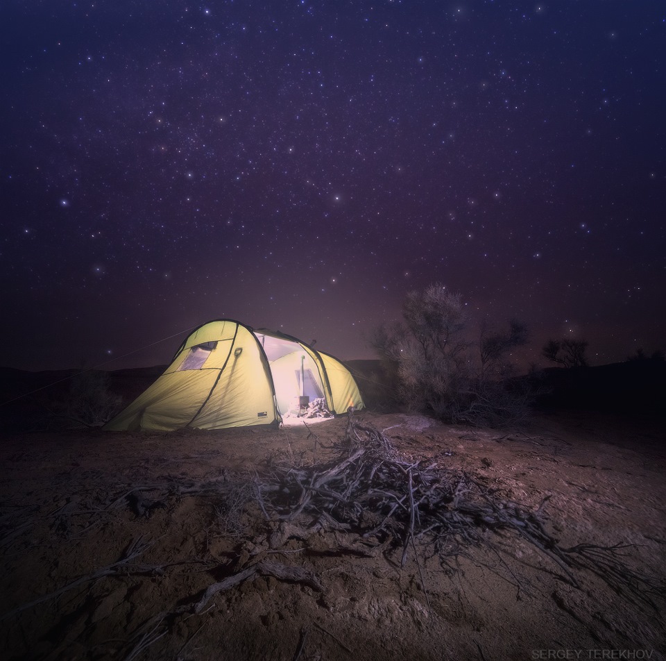 Ночь в палатке с печкой - поход без суеты и холода в спальном мешке