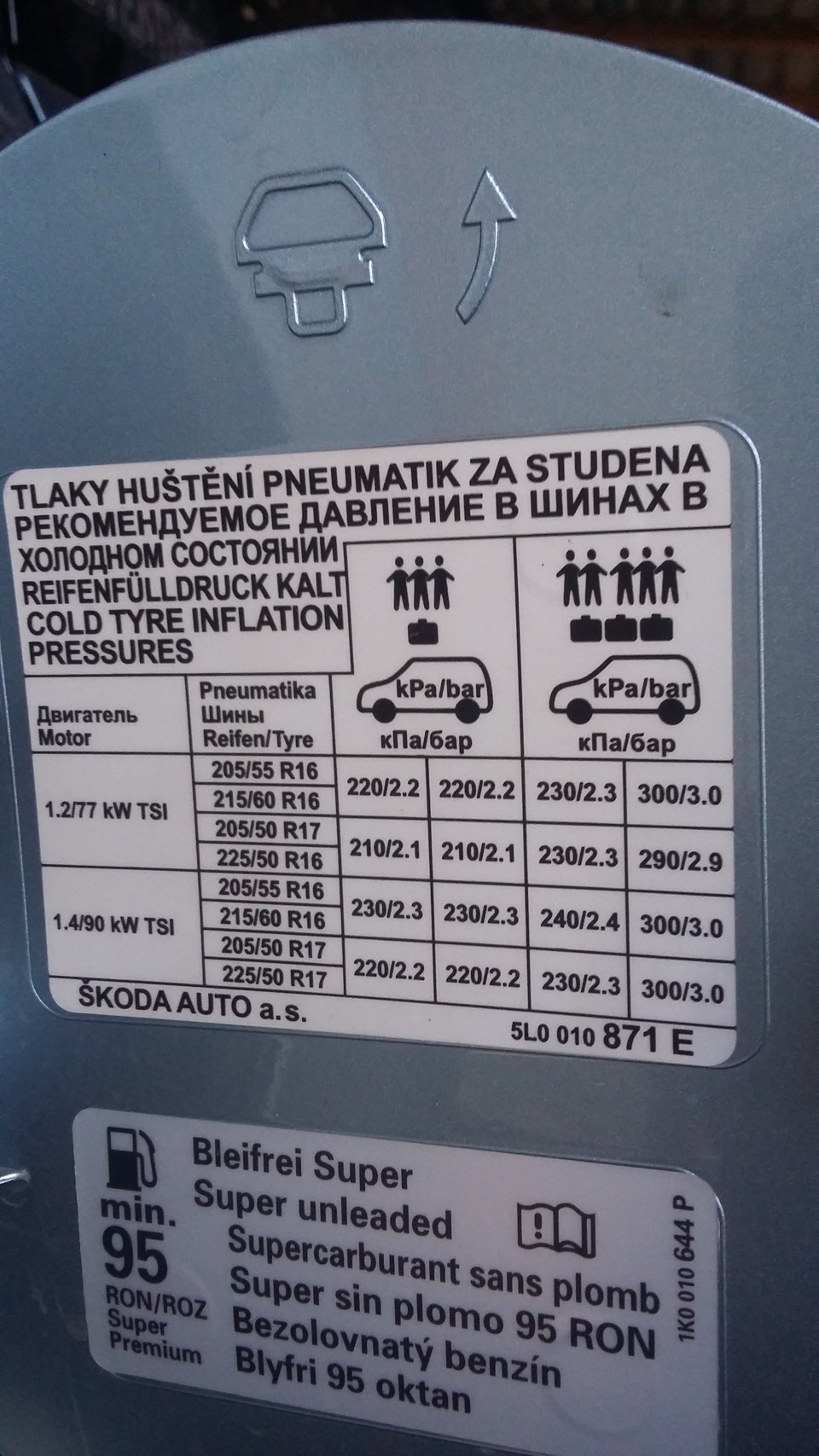 Давление в шинах, Небольшая дискуссия. — Skoda Yeti, 1,4 л, 2013 года |  наблюдение | DRIVE2