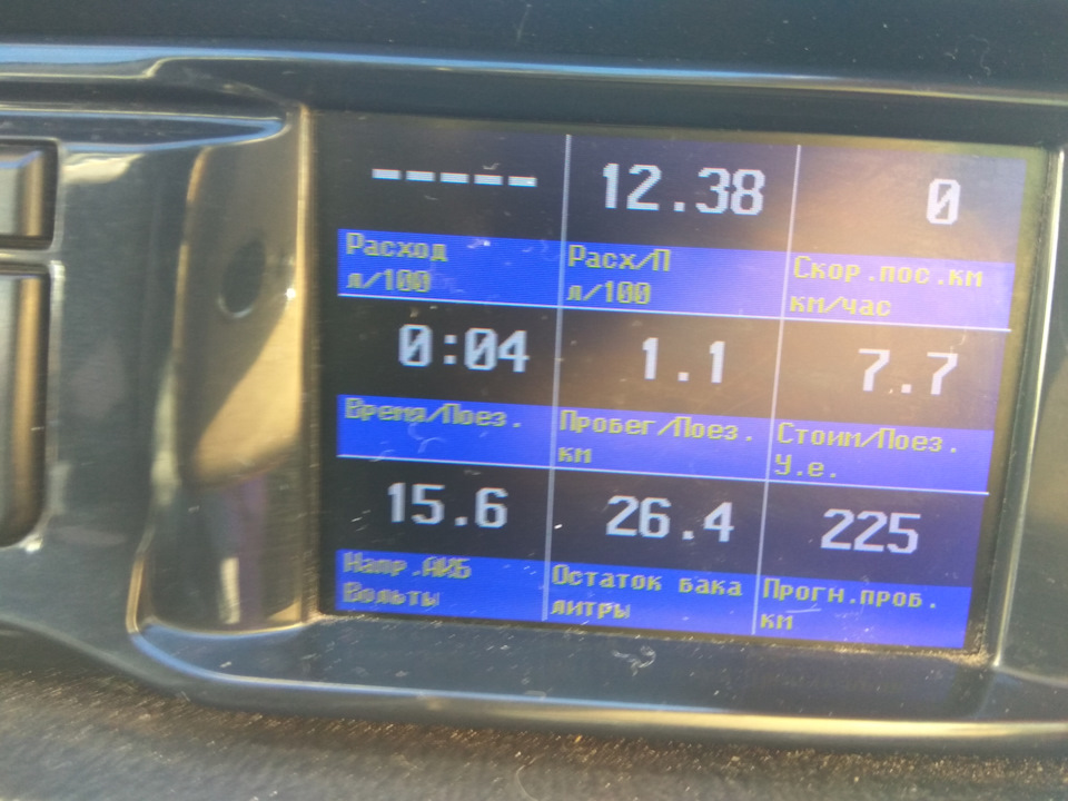 бортовой компьютер показывает неправильное напряжение