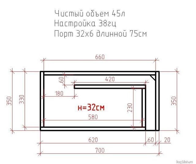 Короб alpine swr 1223d