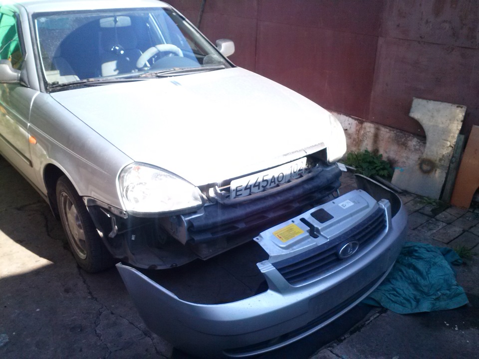 Ксенон в ПТФ и галаген в ближний — Lada Приора седан, 1,6 л, 2007 года ...