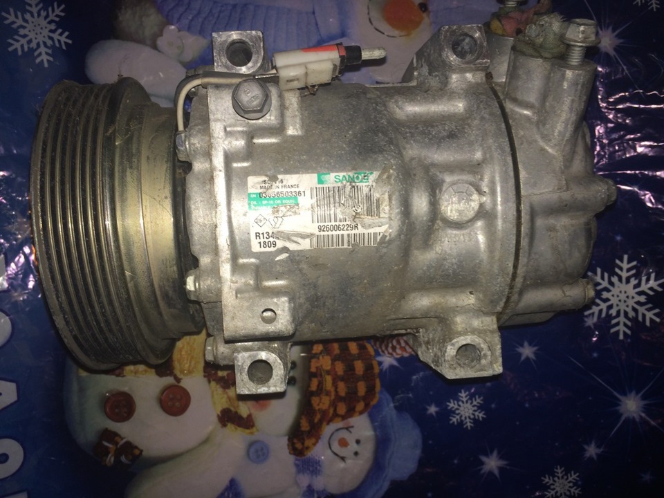926006229R КОМПРЕССОР КОНДИЦИОНЕРА RENAULT | Запчасти на DRIVE2