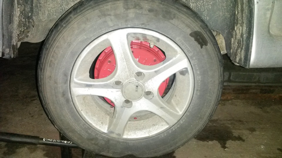 Замена яиц или стойки стабилизатора+покраска барабанов и супортов ...