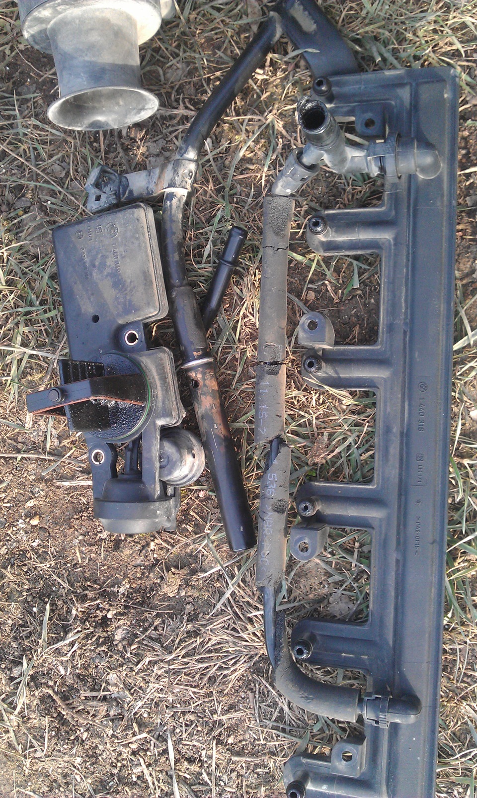 Разборка впускного коллектора — BMW 5 series (E39), 2,5 л, 2000 года ...