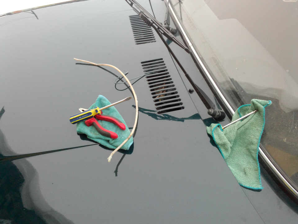 Рукожоптсво — наше все или как порвался тросик капота — Lada 21074, 1,6 ...