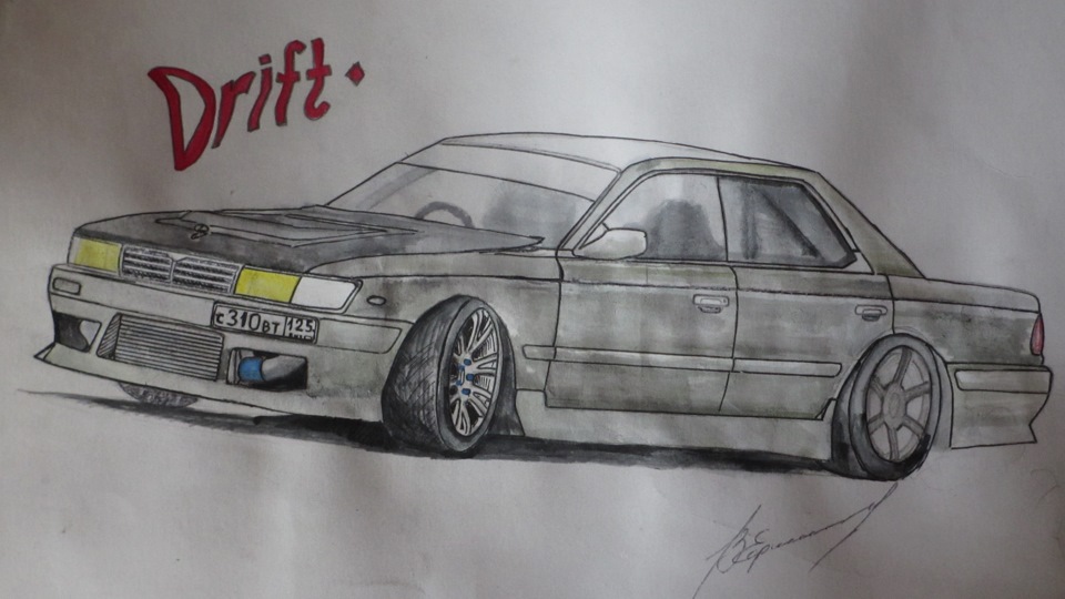 Nissan laurel c33 рисунок