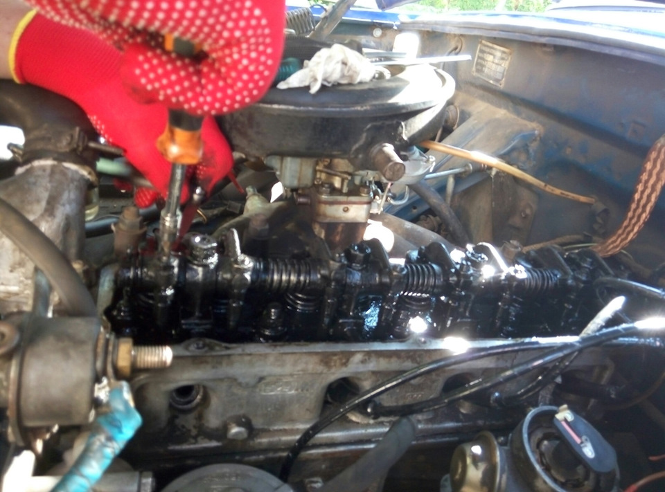 Регулировка клапанов. ПТФ ГАЗ-24 + 2110 (часть ппрвая) — ГАЗ 2407, 2,4 ...