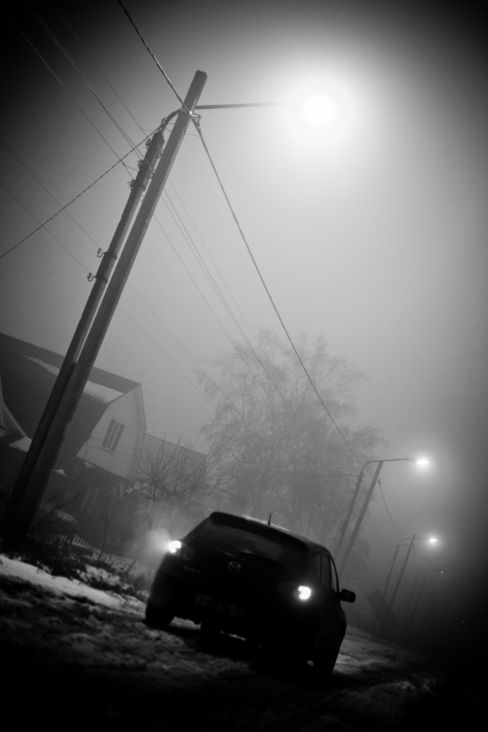 Мазда в тумане — Mazda 3 (1G) BK, 2 л, 2007 года | фотография | DRIVE2